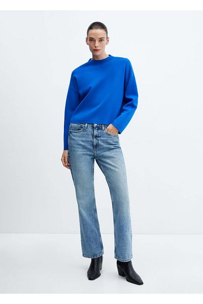 MANGO Woman Πλεκτό πουλόβερ Perkins Collar
