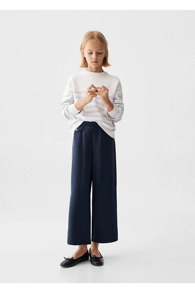 MANGO Kids Pulover Albastru Pentru Copii