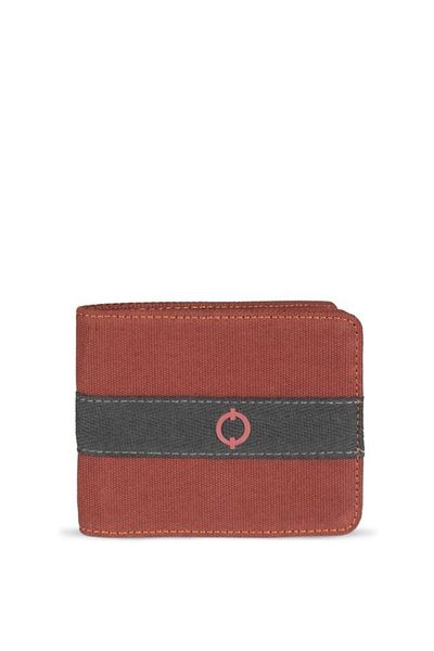 Nors Unisex Brick Color Wallet - Hidden