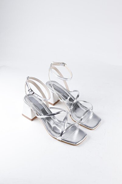 NiceDiffer Women's Heeled Sandals - Ankle Strap