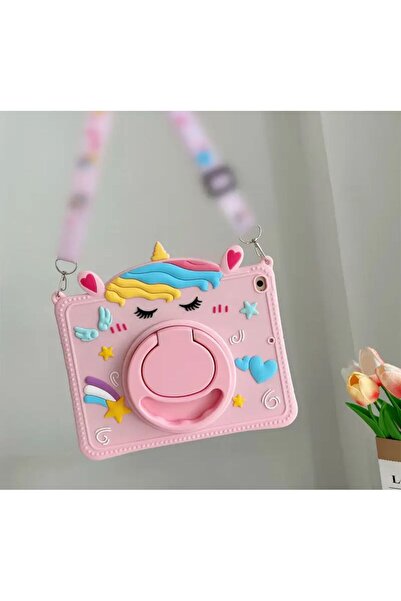 corcishop Apple İpad Air 6. Nesil 11 Inç 2024 Uyumlu Kılıf Askılı Standlı Eğl...