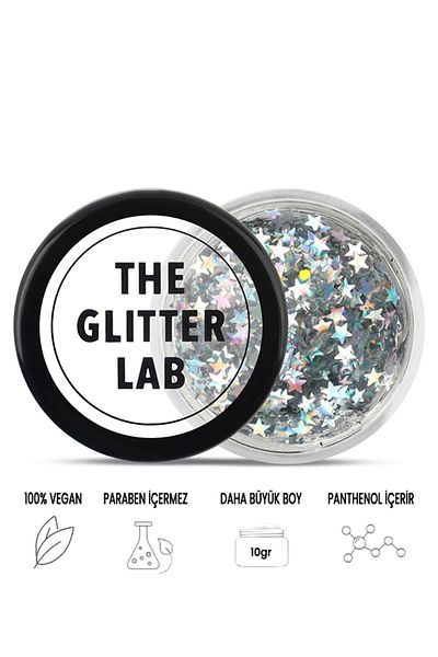 The Glitter Lab Glitter with Shiny Gel Form - Star Cluster