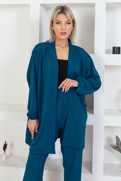 MAY MARA Plus Size Crepe Set - With Jacket and Pants