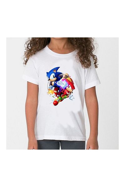 MINECRAFT Sonic Printed Kids T-Shirt