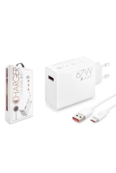 Subzero Oppo Reno5 Lite Uyumlu SG51 67 Watt Hızlı Turbo Şarj Seti Kafa + Kablo