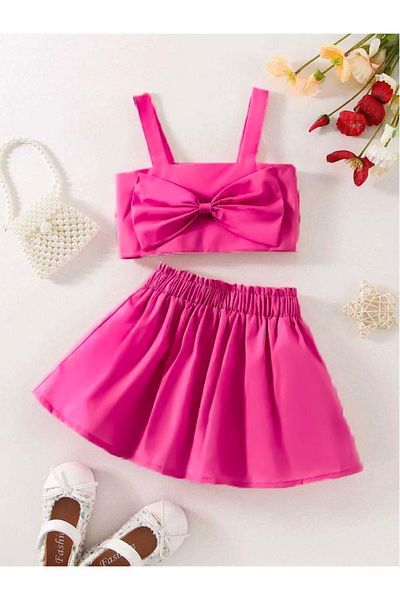 ASIA GİYİM Top cu fundita pentru fete si set de fuste plisate