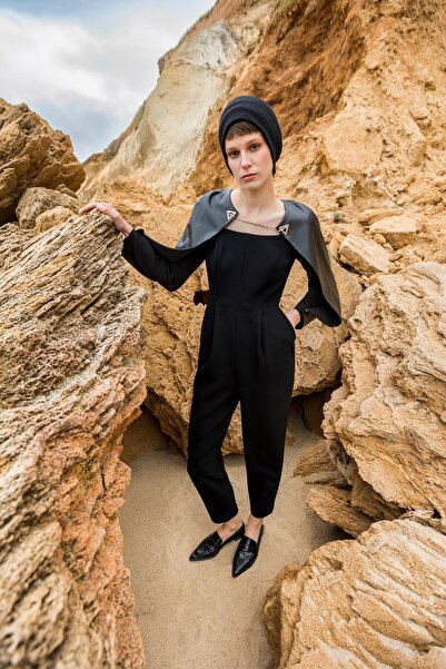 KAMEYA DERİ YAKALI  TULUM 24W22304