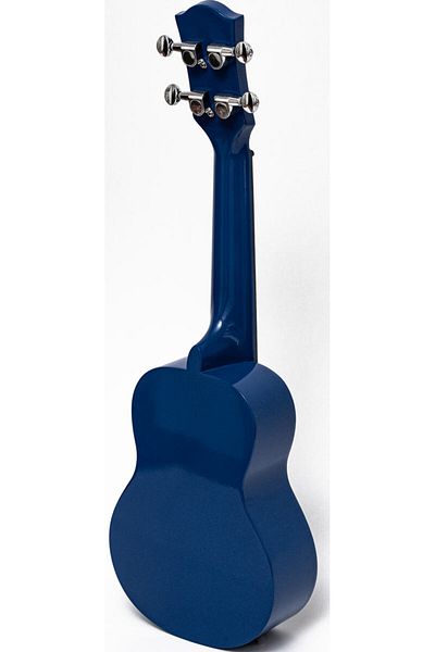 VALLER Blue Soprano Ukulele - Uk110 Chrome Auger