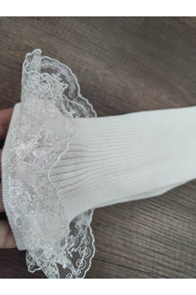 Leement socks Knee lengTh Tulle lace CoTTon Women's long Socks