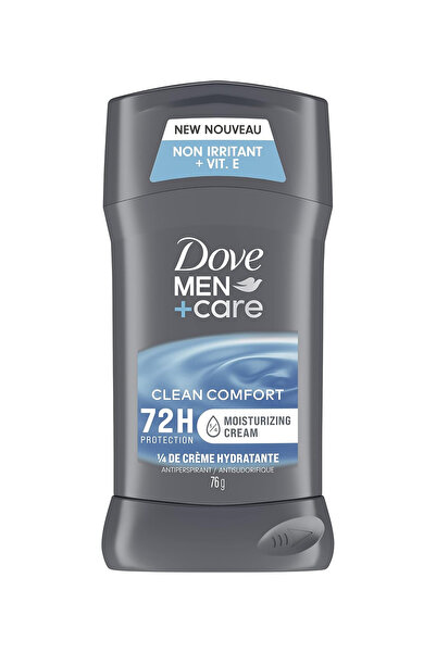 Dove Men + Care Clean Comfort Antiperspirant (72hr) Erkek Deodorant 2.7 oz 76gr