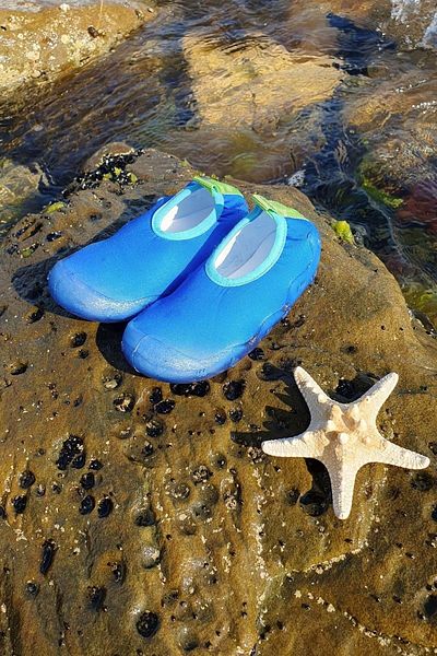 First Step Pantofi de mare bleumarin pentru băieți - Talpă anti-alunecare F-7044