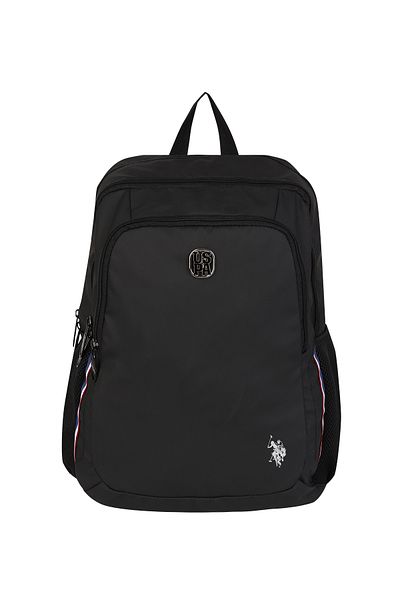 U.S. Polo Assn. ΒΑΣΗ. POLO ASSN. 24052 - Unisex Μαύρη Σχολική Τσάντα