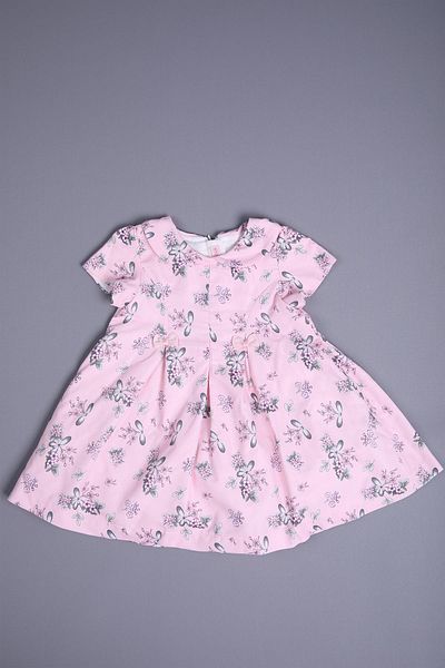 Babydola Spring Flower Patterned Girl's Dress - Set of 5 Gift Box 11725