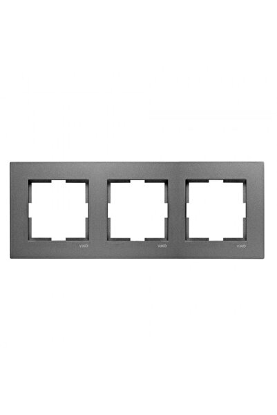 VİKO Viko92190643 Novella Smoked Triple Frame