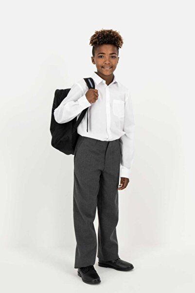 YAKAMEL High Waist Stretch Sweatpants - Men's and Children's Gray School Pants