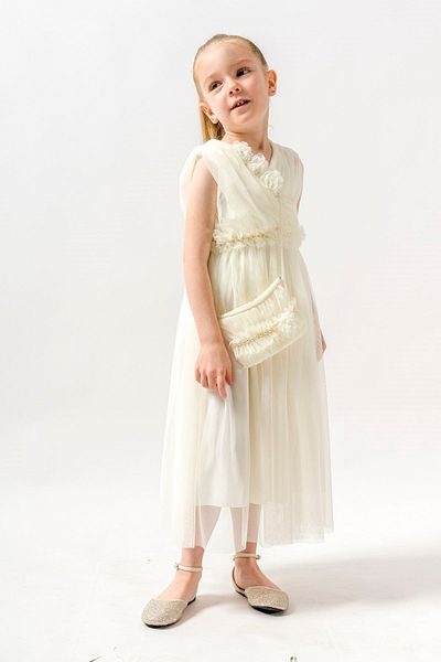 DFN CROWACE COLLAR GOWN DRESS