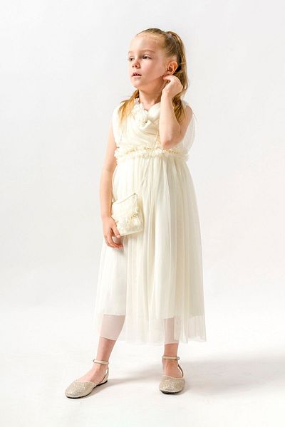 DFN CROWACE COLLAR GOWN DRESS