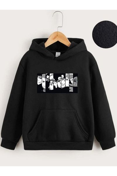 VASK Hooded Kids Sweatshirt Naruto Printed
