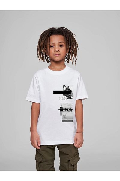 VASK Αγόρι Oversize The Past Cotton Crew Neck T-shirt