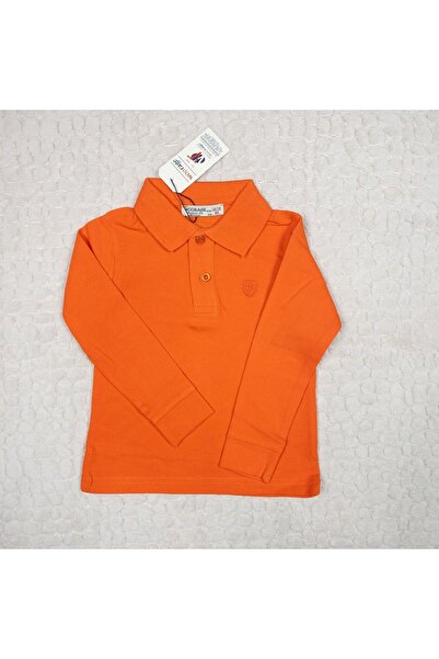 Woorage Boy's Long Sleeve Polo Neck T-shirt