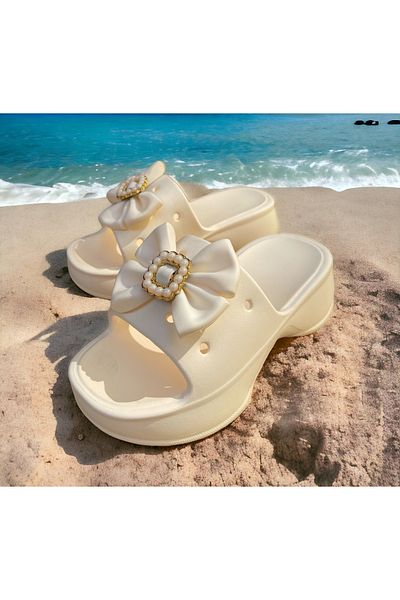Hızlı Al High Sole - Daily Use Suitable Slippers for Beach, Pool, Sea, Garden