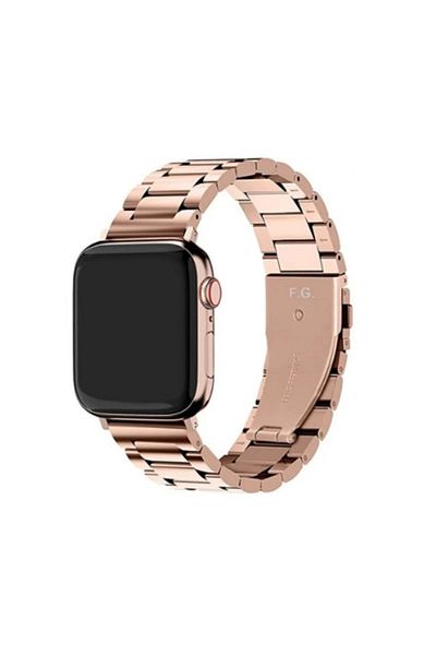 GREGOSS حزام ساعة أبل متوافق مع 38 ملم/40 ملم/41 ملم/iwatch Series 10 42 ملم/ حزام فولاذي