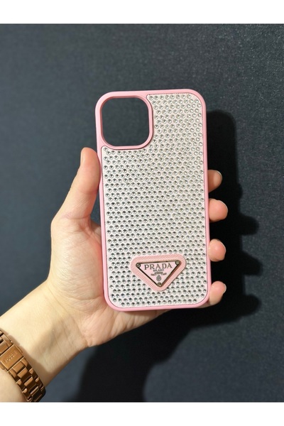 HYPERSOFT حافظة لهاتف آيفون 13 و14 (6.1 بوصة) متوافقة مع حجر الألماس اللامع و...