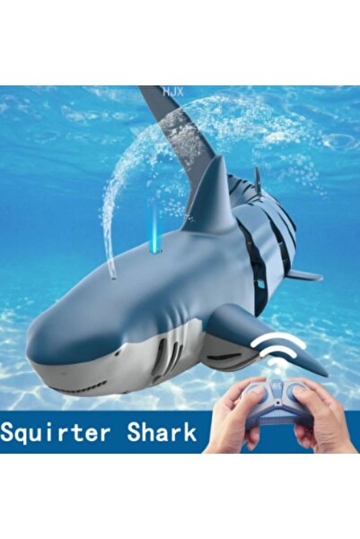 LRS STORE Uzaktan Kumandalı Köpek Balığı - Balina Şarjlı Full Fonksiyon Su Pü...