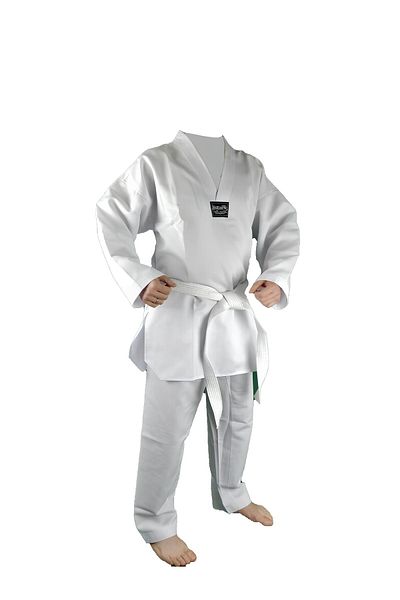 Dragondo Taekwondo Beginner Dress - White Collar Dobok, Giftoom