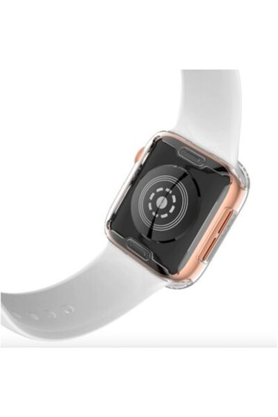 GREGOSS Apple Watch 4 5 6 Se Series (44mm) 360 Full Protection Clear Silicone Case