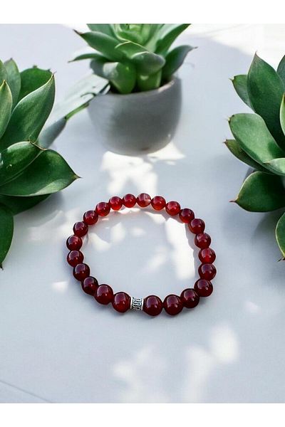 Doğaltaş Karnelyan Agate Bracelet - Stylish and Comfortable Design