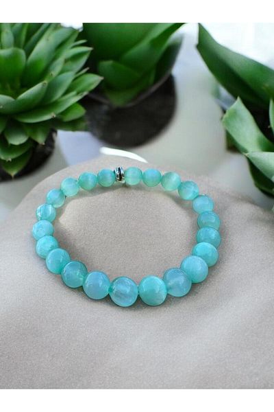 Doğaltaş Green Selenite Bracelet - A+ Cut