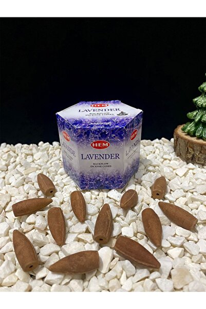 Main Collectibles Hem Lavander Lavanta Kokulu Tütsü Geri Akış Koni Konik Tüts...