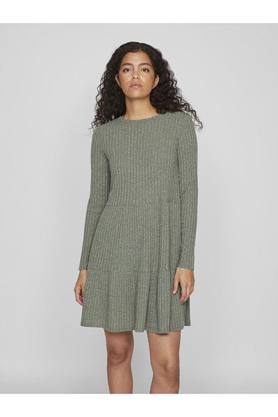 VILA Kurzkleid Langärmeliges