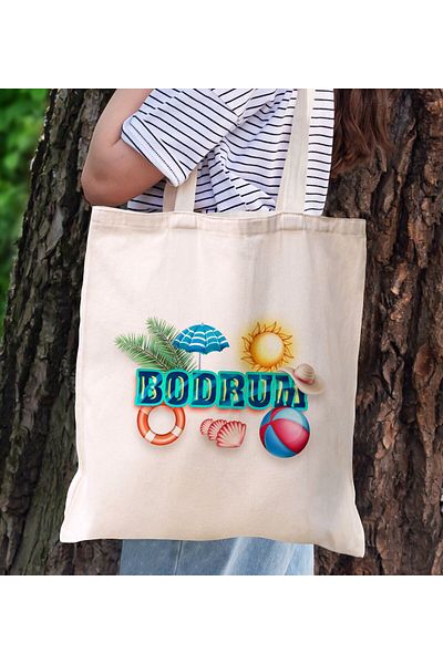 Bk Gift Basement Themed Canvas Tote Beach Bag Printed Shoulder Shopping Bag Gift for a Friend