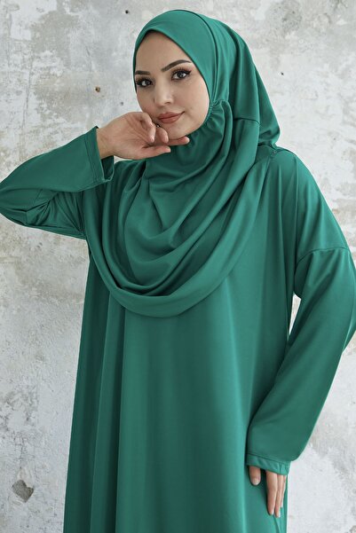 InStyle Emerald Green One Piece Prayer Dress
