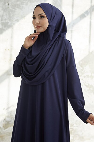 InStyle Navy Blue One Piece Prayer Dress