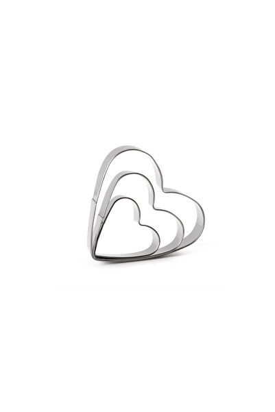 3-Piece Heart Metal Cutting Mold