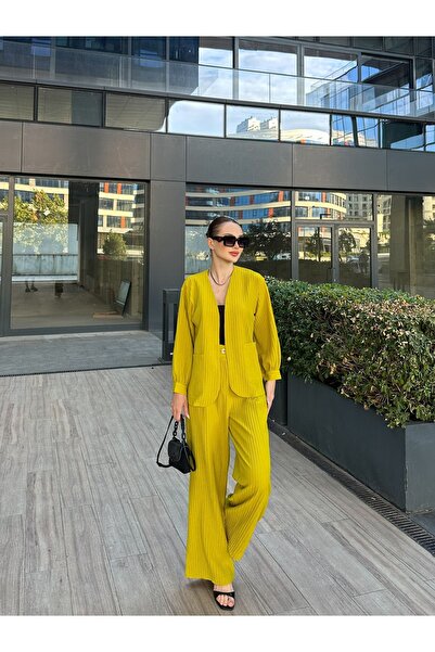 OUZ Fashion Women's - Pamela Fabric Padded Kimono and Trousers Set