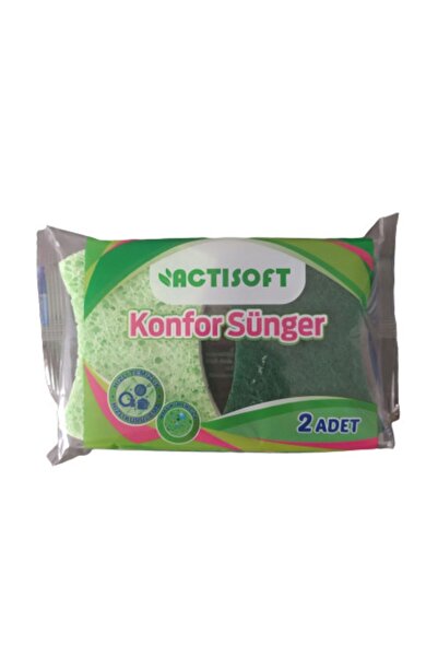 Aktisoft Actisoft Ultra Konfor Bulaşık Süngeri 2'li