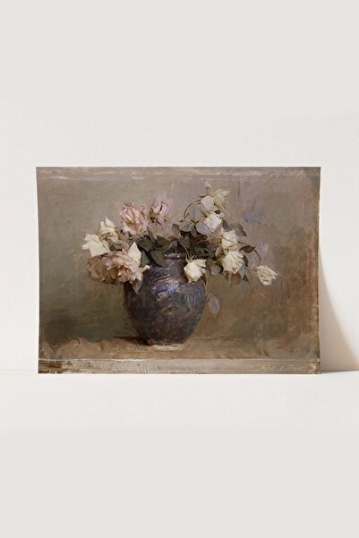 HOME DEKORİSTA Vintage Çiçek Poster, Galeri Duvarı, Sanatsal Baskı