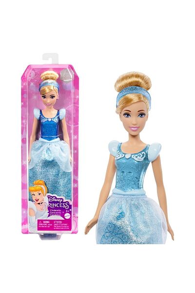 DİSNEY PRİNCESS Disney Princess Fashion Core Doll - Cinderella - HLW06