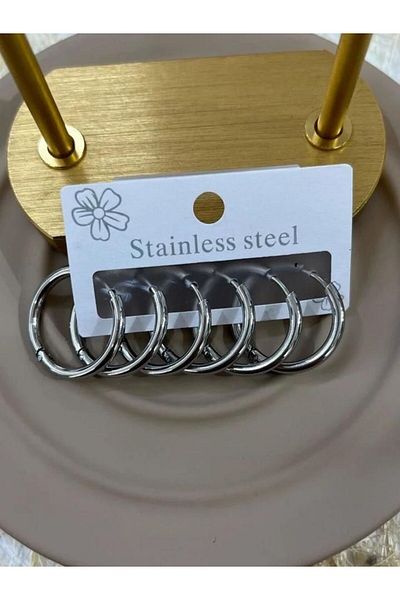 AntBls Multiple Steel Earrings