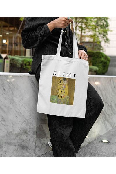 daystore Υφασμάτινη τσάντα Klimt Kiss