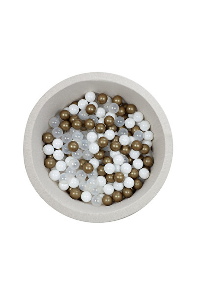 Genel Markalar Larisa And Pumpkin Bej Melanj Top Havuzu – Altın/şeffaf/beyaz Top