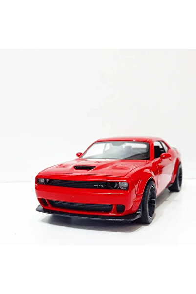 WELLY 1.24 ÖLÇEK MOTORMAX LİSANSLI DODGE CHALLANGER KIRMIZI RENK