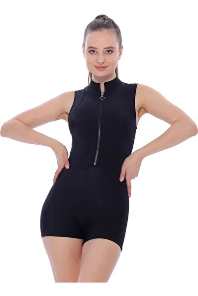 DeChival Havuz / Deniz Mayo Tulum Yüzücü / Deniz Şortlu Tulum SIFIR KOL