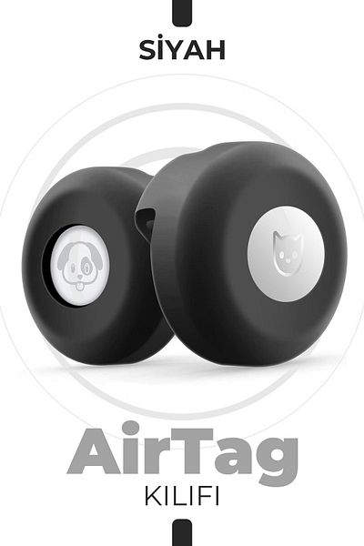 CONOCER Airtag Compatible - Full Protection Dog Collar Cover, Soft Soft Silicone