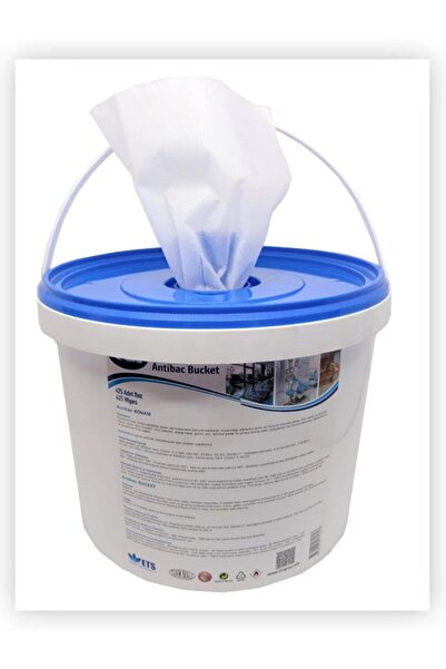 ANTİBAC Alkollü Kova Islak Mendil Yuvarlak