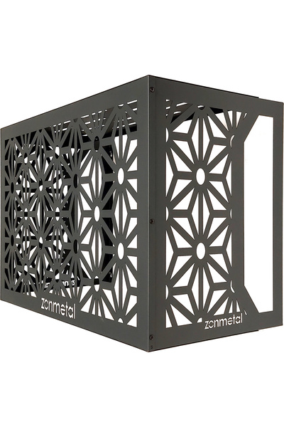 zonmetal Origami Klima Motoru Gizleme Kafesi RAL 7016 Antrasit  82x55x41 CM
